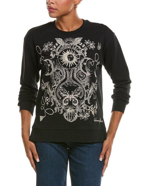 Johnny Was Black Sweatshirt