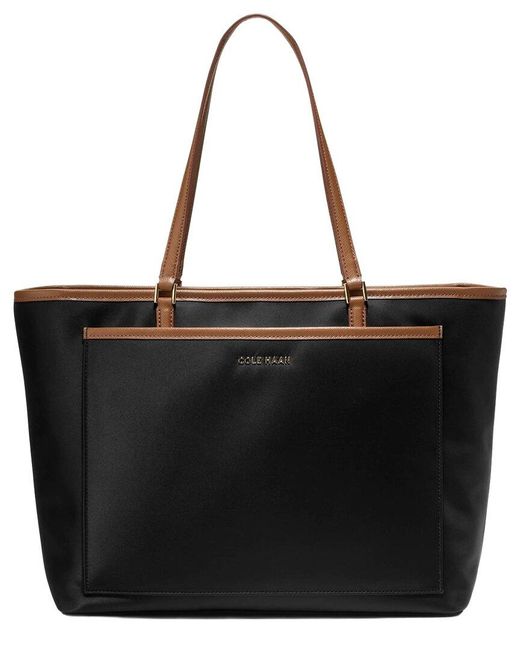 Cole Haan Black The Elyse Nylon Tote