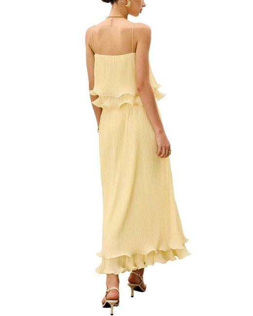 Dilireba Metallic 2Pc Top & Skirt Set