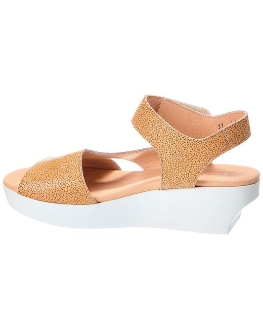 Arche White Soqeto Leather Sandal