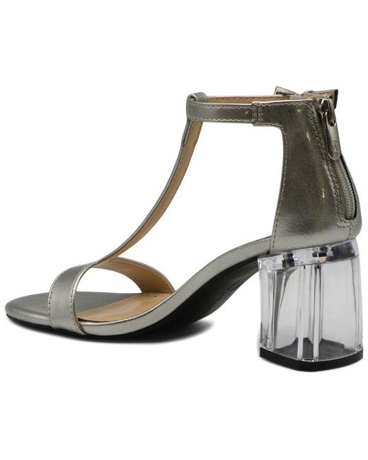 Adrienne Vittadini Metallic Avaston Patent Sandal