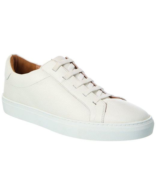 Allen Edmonds White Fisher Leather Sneaker for men