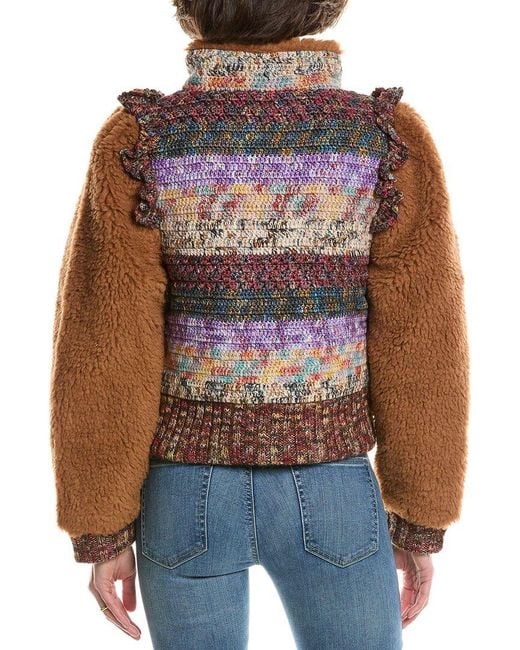 Sea Brown Felicity Wool & Linen-Blend Jacket
