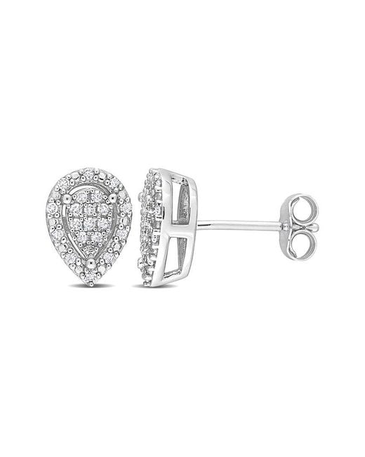 Rina Limor Metallic 0.20 Ct. Tw. Diamond Earrings