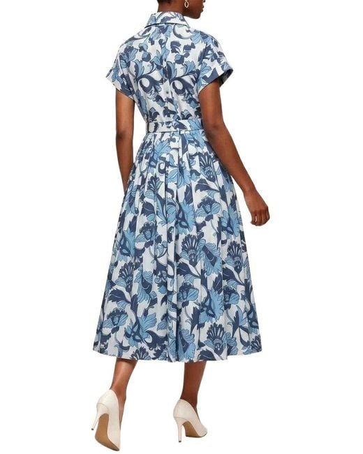 Vincent Blue Shirt Dress