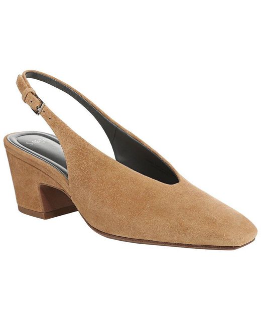 Franco Sarto Metallic Sutton Leather Slingback