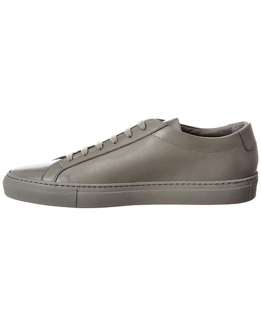 Common Projects Gray Original Achilles Leather Sneaker for men
