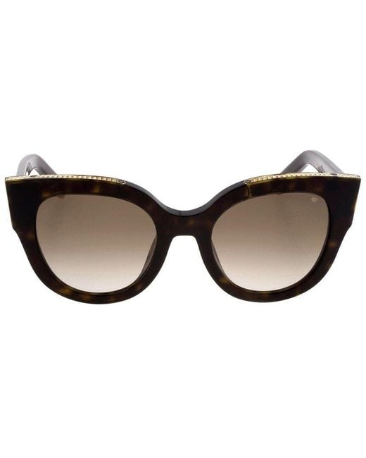 Philipp Plein Black Nobile Milan 53Mm Sunglasses