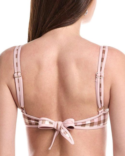WeWoreWhat Natural Scoop Underwire Bikini Top