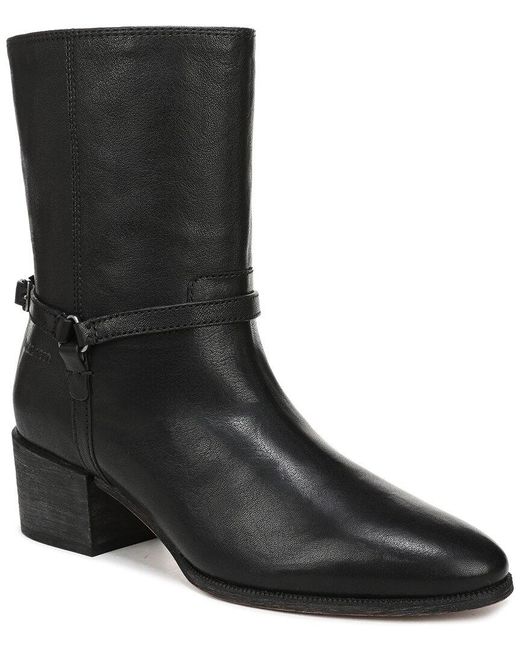 Franco Sarto Black L-Kian Leather Bootie