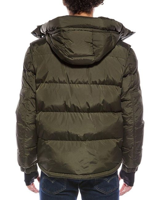 Moncler Black Dnu Down Puffer Jacket for men