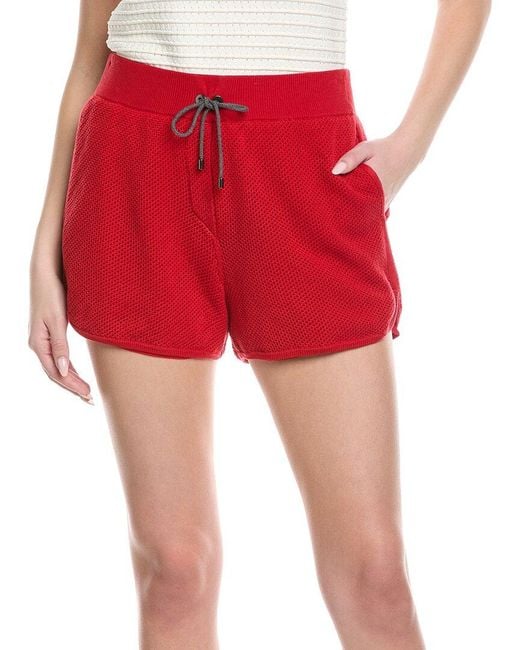 Brunello Cucinelli Red Short