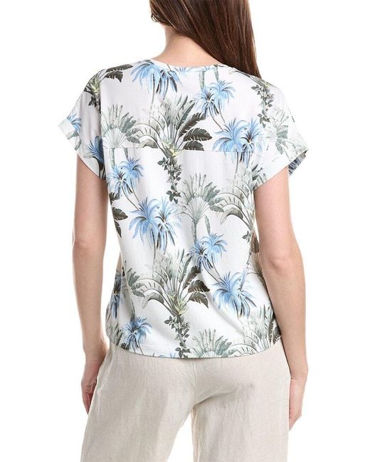 Tommy Bahama Blue Kauai Palisade Palms T-Shirt