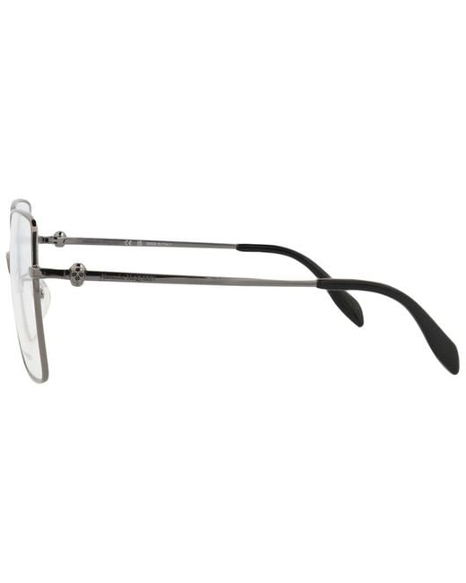 McQueen Metallic Am0276O 57Mm Optical Frames