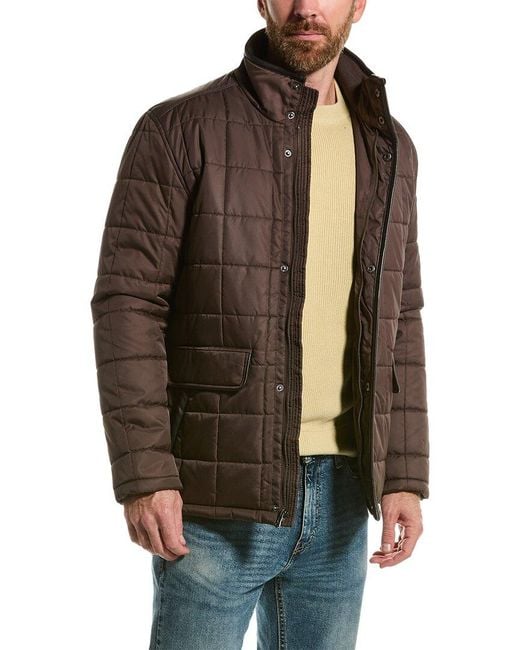 Cole haan quilted leather deals jacket