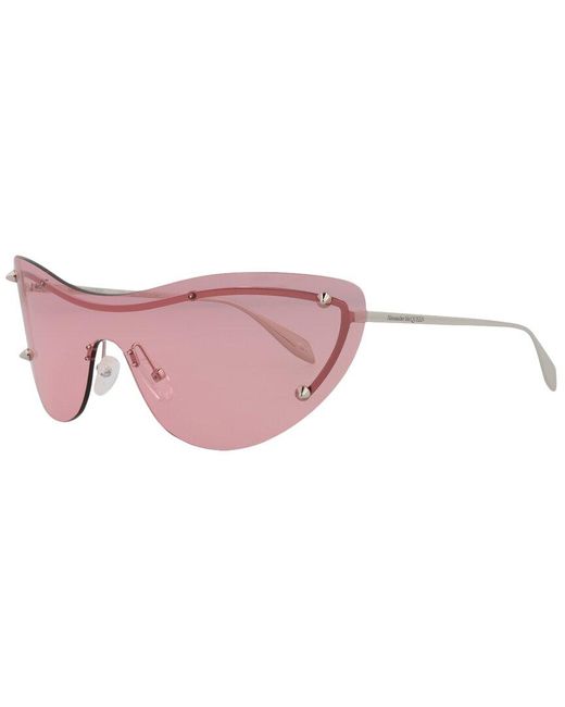 Alexander McQueen Pink Am0413s 99mm Sunglasses