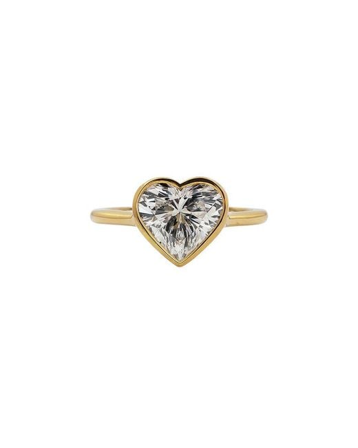 Prince Diamond & Jewelry White 14K 3.06 Ct. Tw. Lab-Grown Diamond Lab-Grown Heart Ring