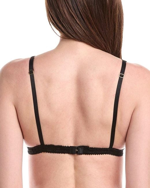 Honeydew Intimates Black Camellia Built-Up Bralette