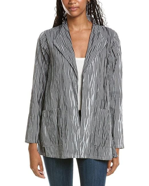 Foxcroft Gray Alana Gingham Jacket