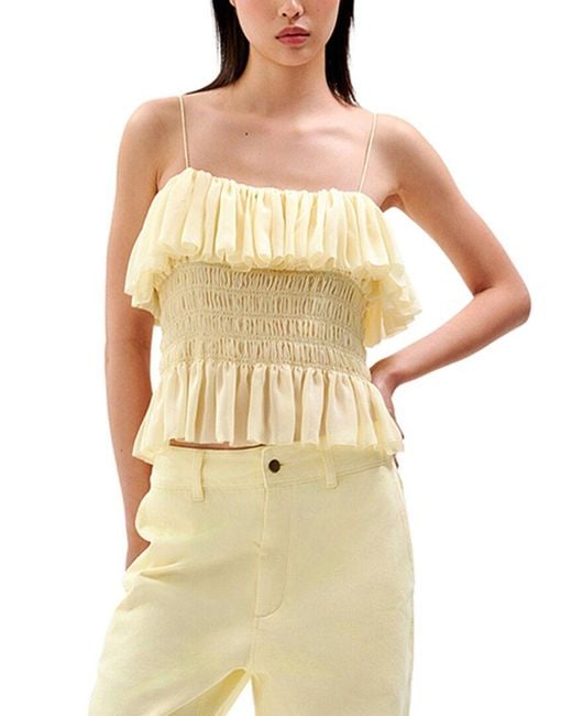 Ronny Kobo Yellow Alexi Top