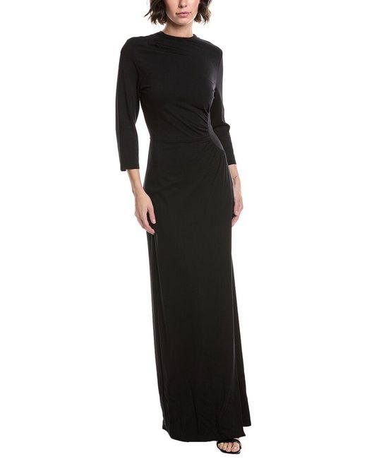 Diane von Furstenberg Black Capri Maxi Dress