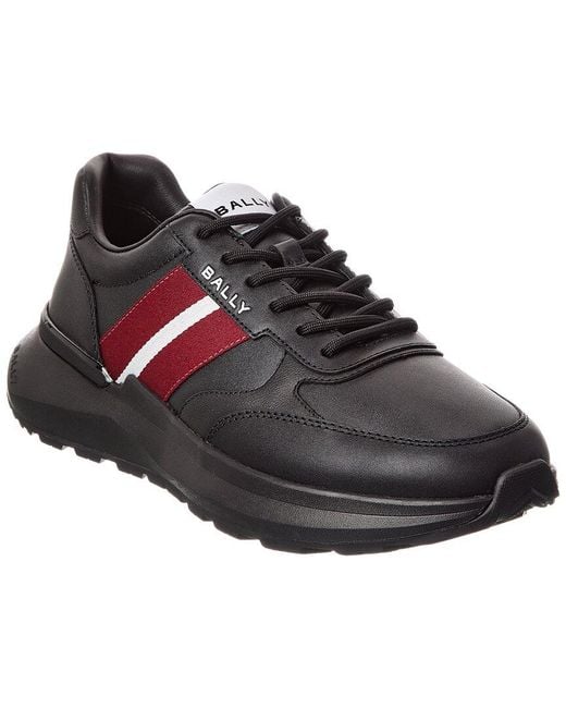 Bally Black Senny Leather Sneaker for men