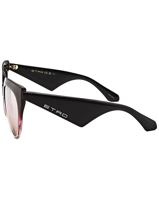 Etro Black 55Mm Sunglasses
