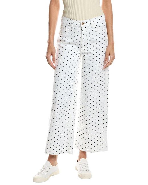 DL1961 White Hepburn Dot Jean