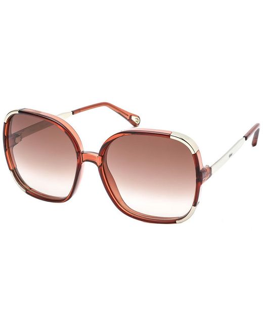 Chloé Pink Ce719Sd 60Mm Sunglasses