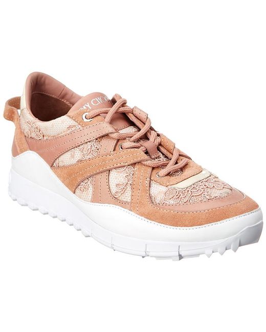 jimmy choo pink trainers
