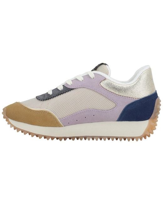 Vintage Havana Gray Cosmic 39 Suede-Trim Sneaker