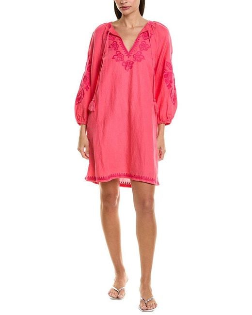 Tommy Bahama Pink St. Lucia Linen-Blend Tunic