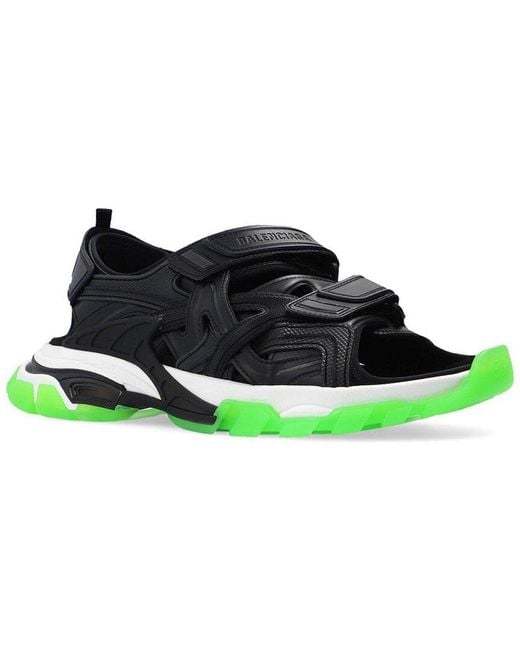 Balenciaga Green Rubber Sandal for men