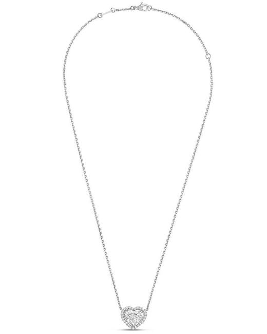 Diana M White 14K 3.00 Ct. Tw. Lab-Grown Diamond Solitaire Pendant