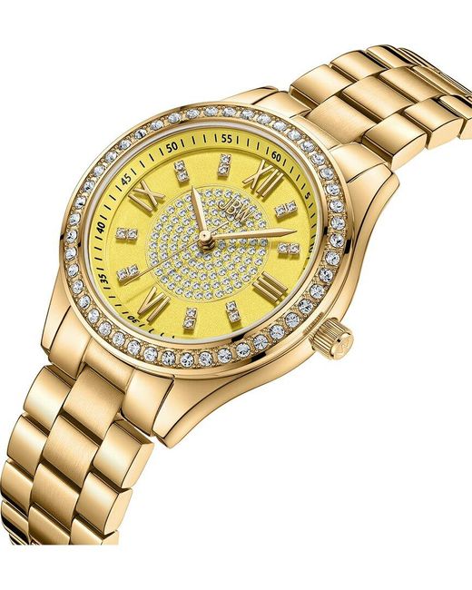 JBW Metallic Unisex Mondrian 34 Diamond Watch