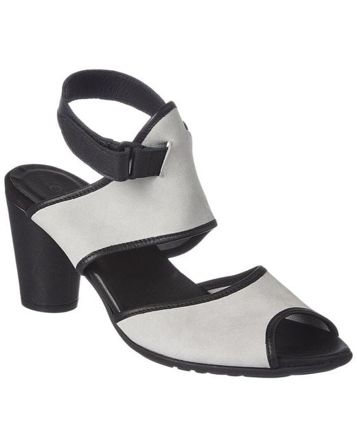Arche Black Leiga Leather Sandal
