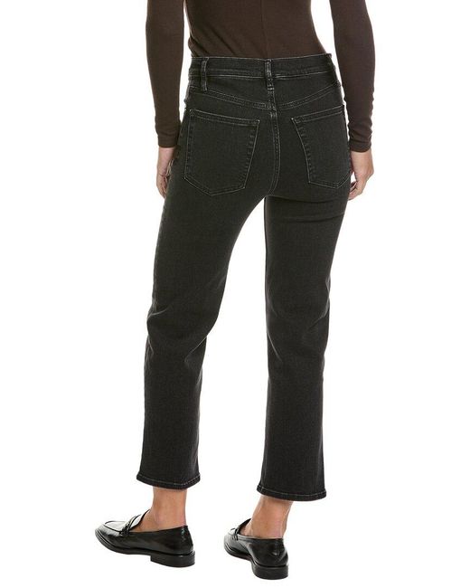 FRAME Black Frame Petite Denim Meteor Pixie Le Sleek Straight Jean
