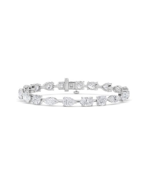 Lab Grown Diamonds White 14K 10.00 Ct. Tw. Lab-Grown Diamond Bracelet