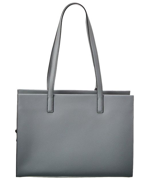 Marc Jacobs Gray Work Leather Tote