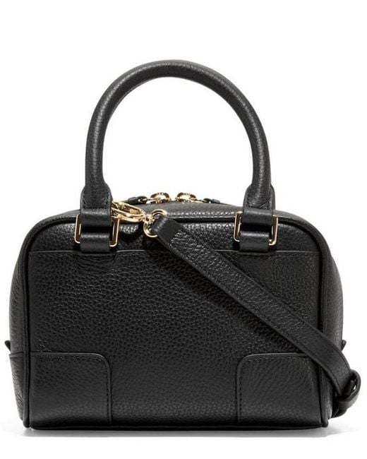 Cole Haan Black Beverly Mini Leather Satchel