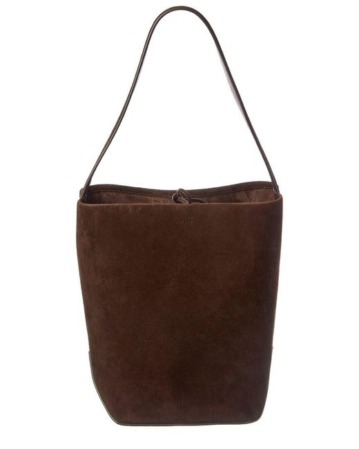 The Row Brown Suede Tote