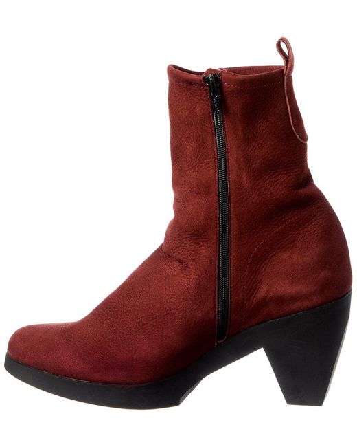 Arche Red Diveni Suede Bootie