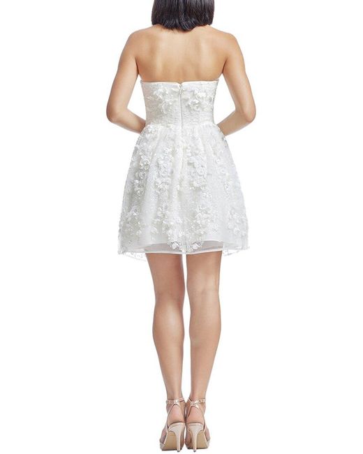Dress the Population White Marilyn A Line Dress