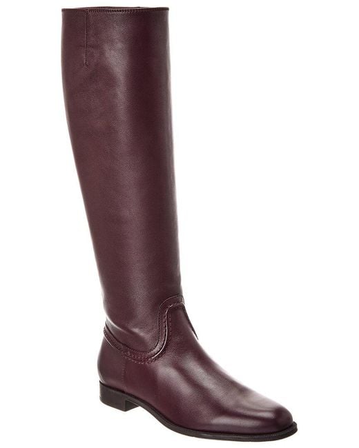 Tod's Red Tods Gomma Suede Boot