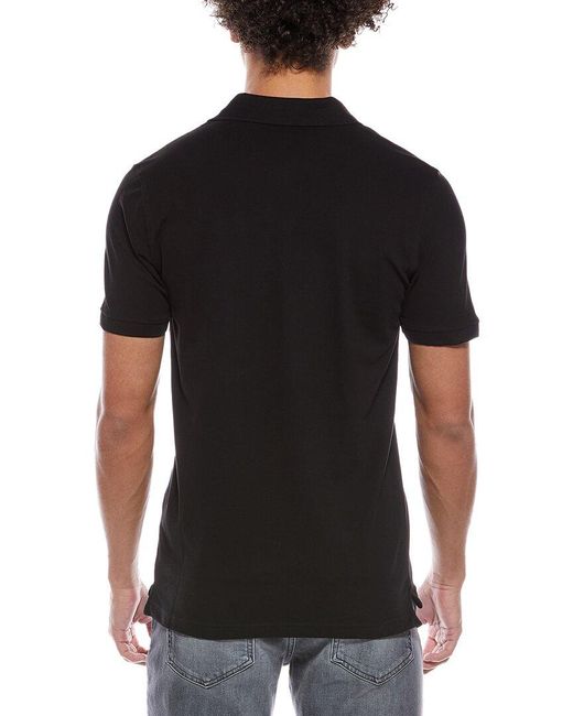 DIESEL Black Smith Off Polo Shirt for men