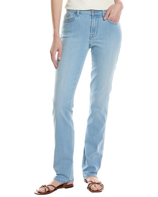 7 For All Mankind Blue Kimmie Sale Straight Jean