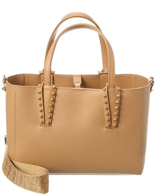 Christian Louboutin Brown Cabata E/W Mini Leather Tote