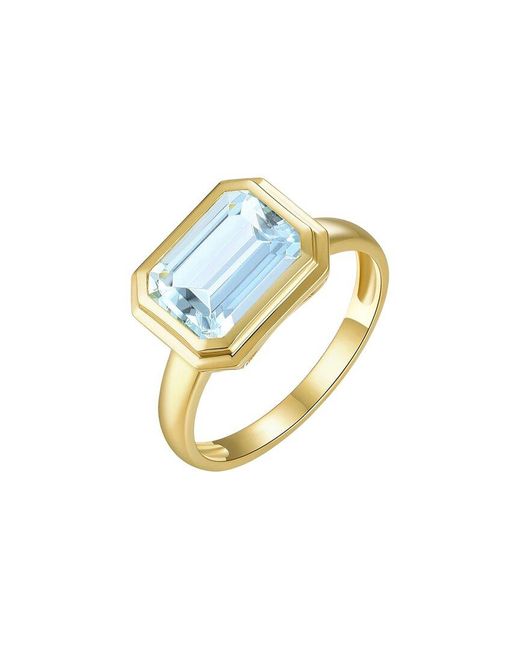 Kai Fine Jewelry Blue 14K 2.20 Ct. Tw. Aquamarine Cocktail Ring