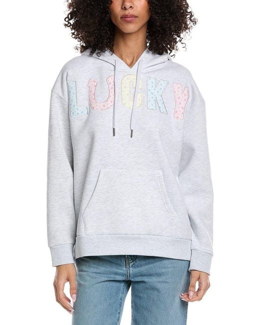 Vintage Havana White Ultra Fleece Hoodie