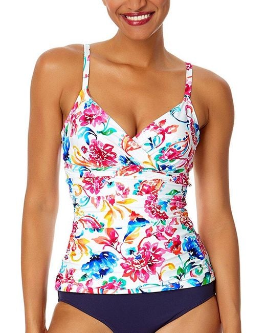 Anne Cole Blue Swim Tankini